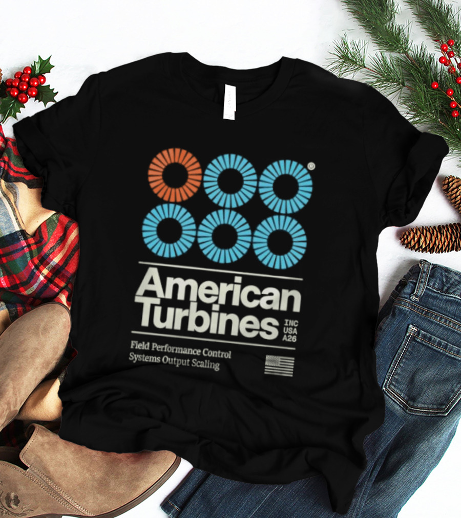 American Turbines Inc USA A26 Field Performance Control Systems Output Scaling T-Shirt
