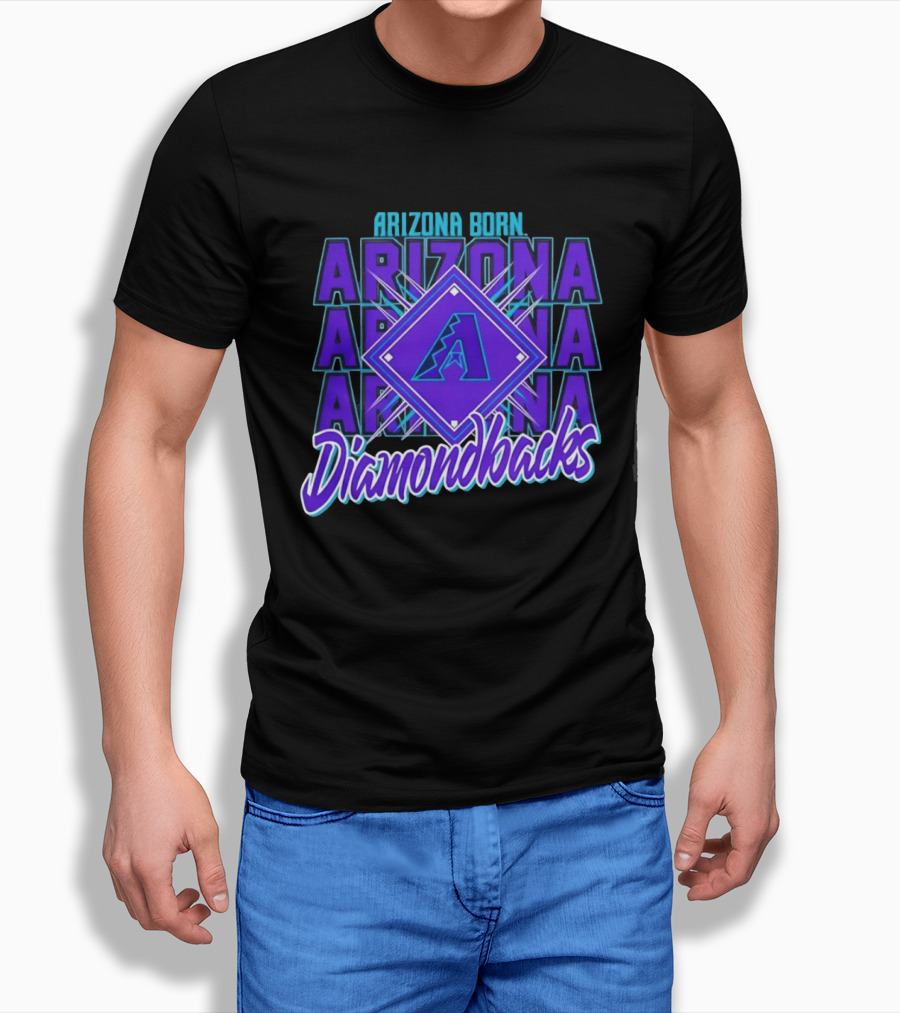 Arizona Born Arizona Diamondbacks MLB Fan Gear T-Shirt