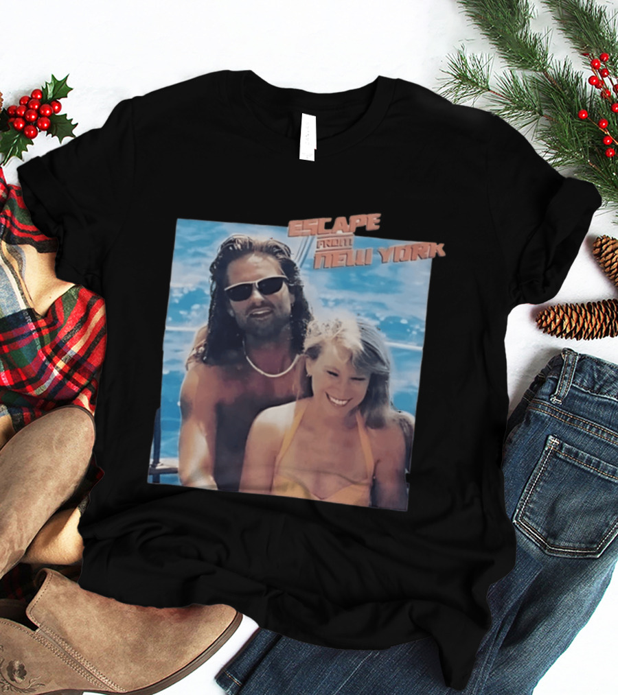 Captain Ron Kurt Russell Mary Kay Place Escape From New York 1992 T-Shirt