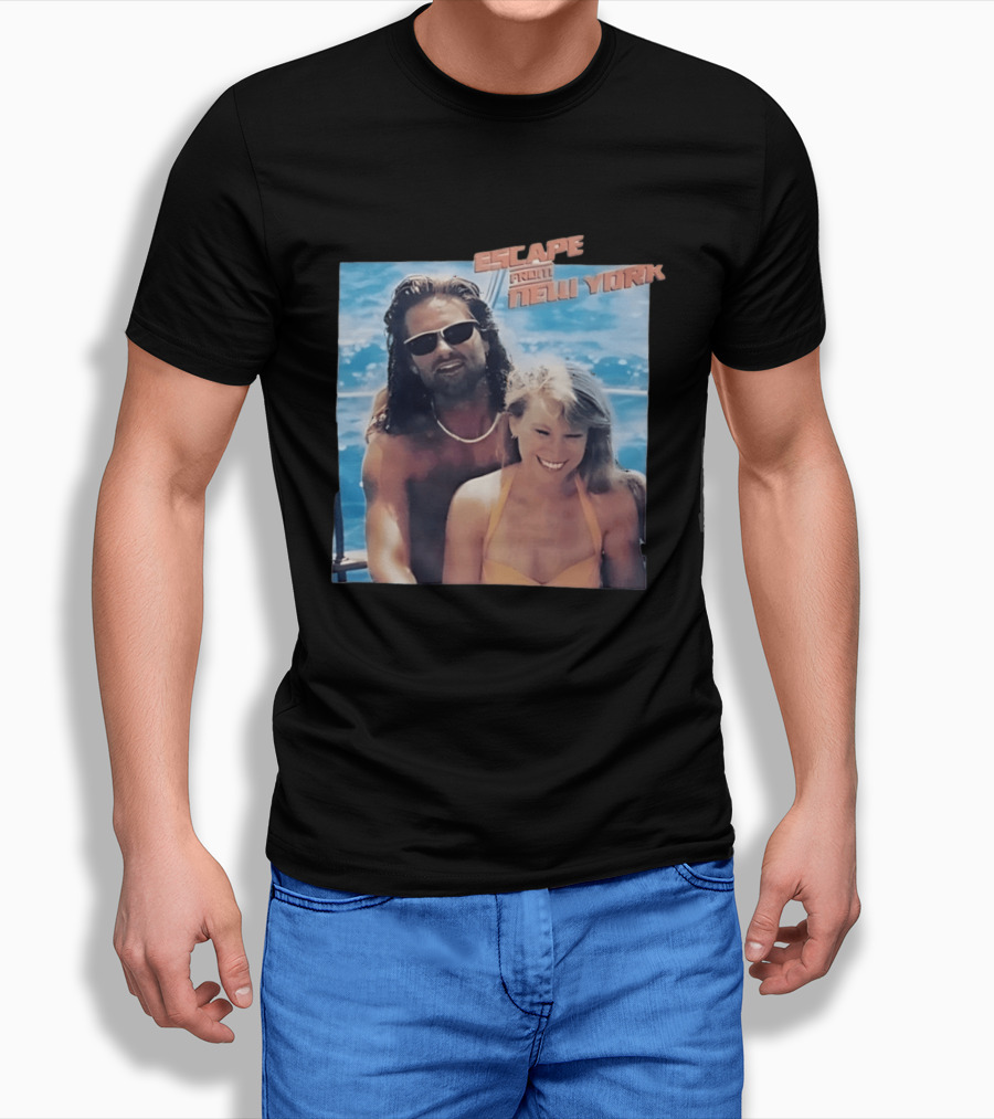 Captain Ron Kurt Russell Mary Kay Place Escape From New York 1992 T-Shirt