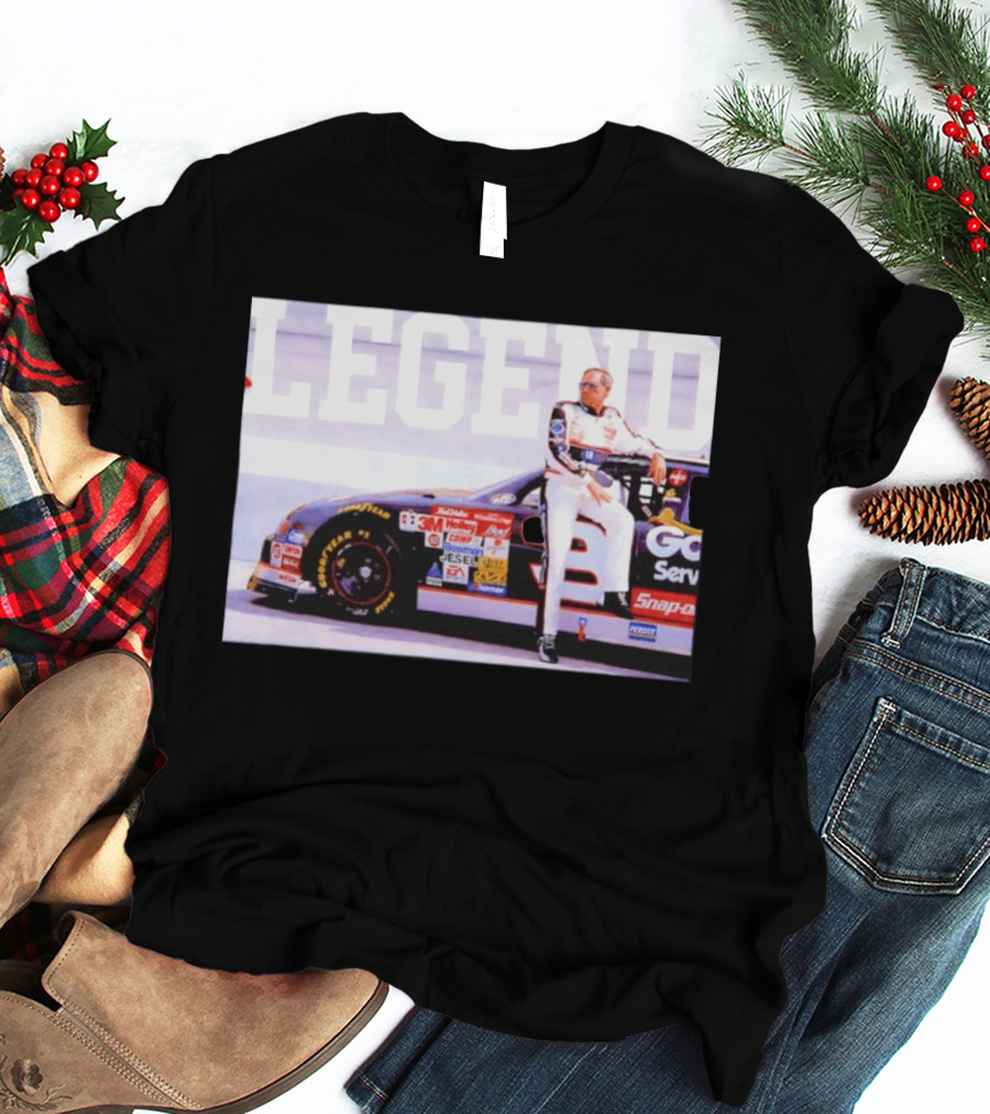 Dale Earnhardt Richard Childress Racing Nascar Winston Cup Legend Goodyear Snap On Holley T-Shirt