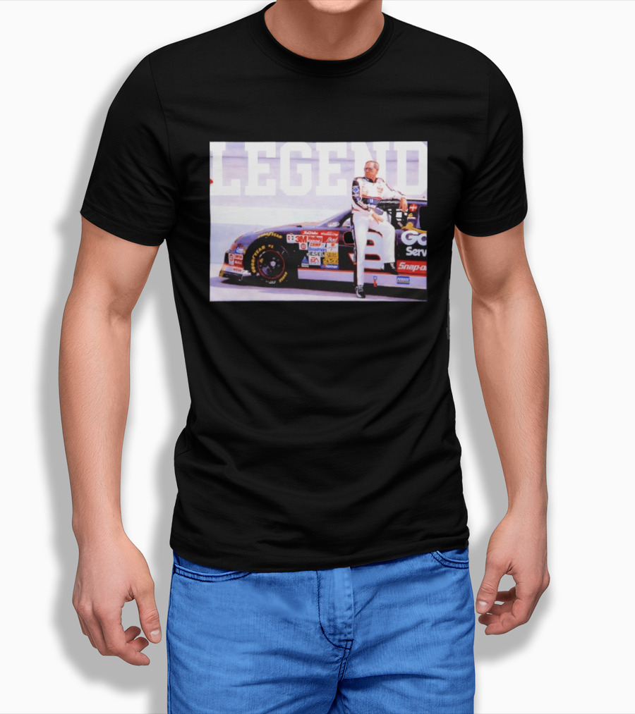 Dale Earnhardt Richard Childress Racing Nascar Winston Cup Legend Goodyear Snap On Holley T-Shirt