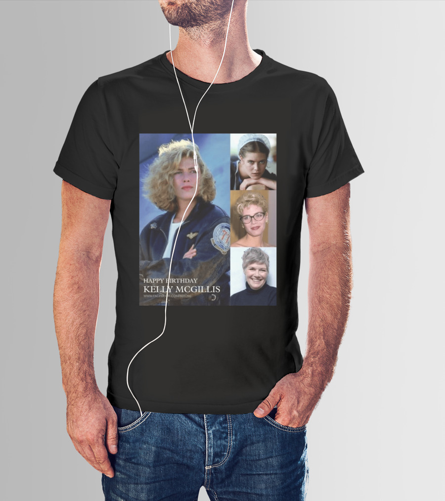 Happy Birthday Kelly McGillis Photos Compilation T-Shirt