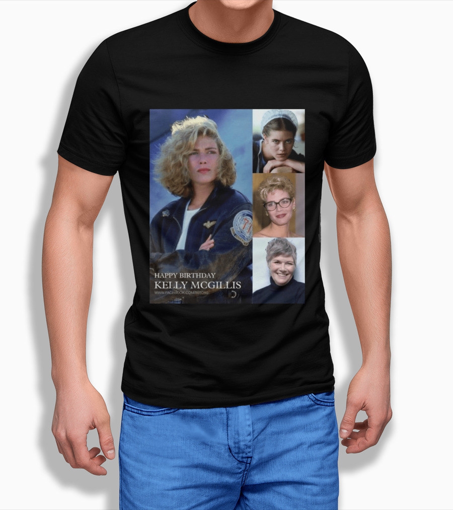 Happy Birthday Kelly McGillis Photos Compilation T-Shirt