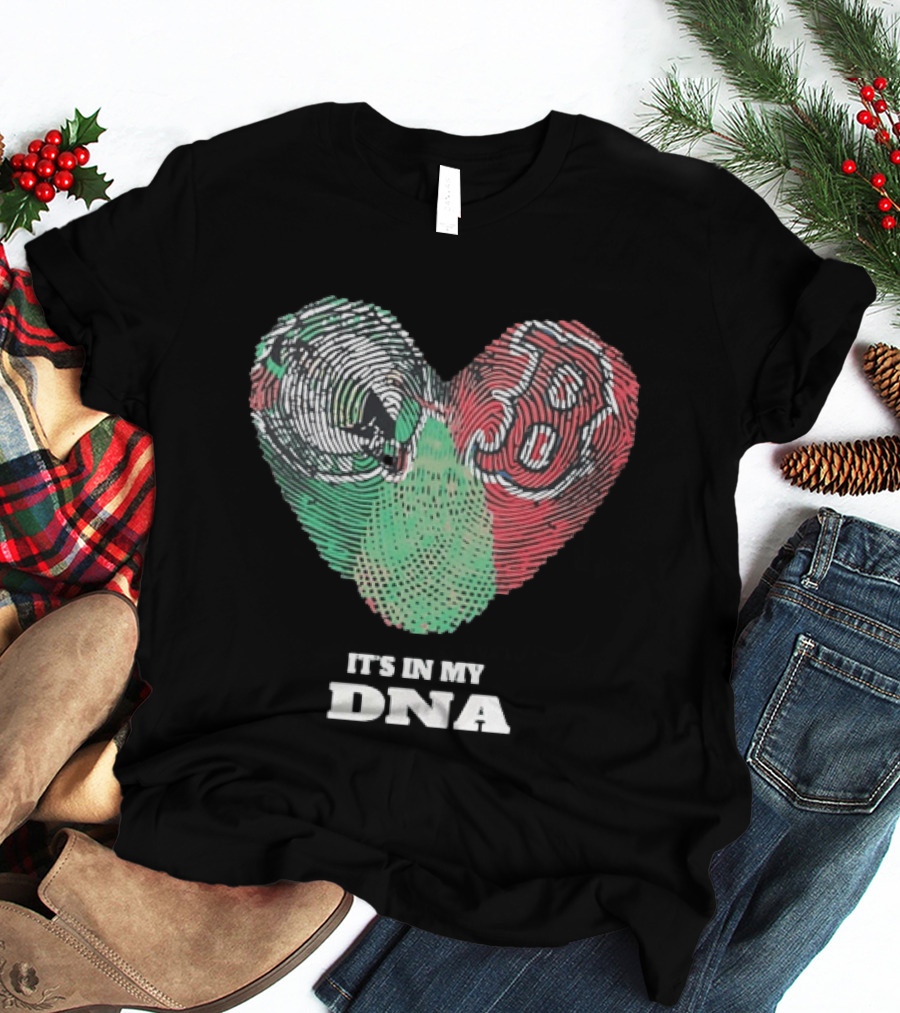 It’s In My DNA Heart Flag T-Shirt