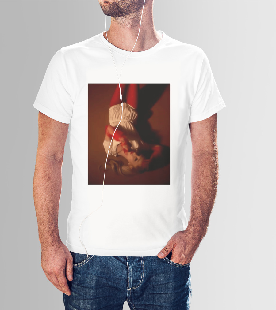 Ariana Grande Red And White Eternal Sunshine Aesthetic T-Shirt