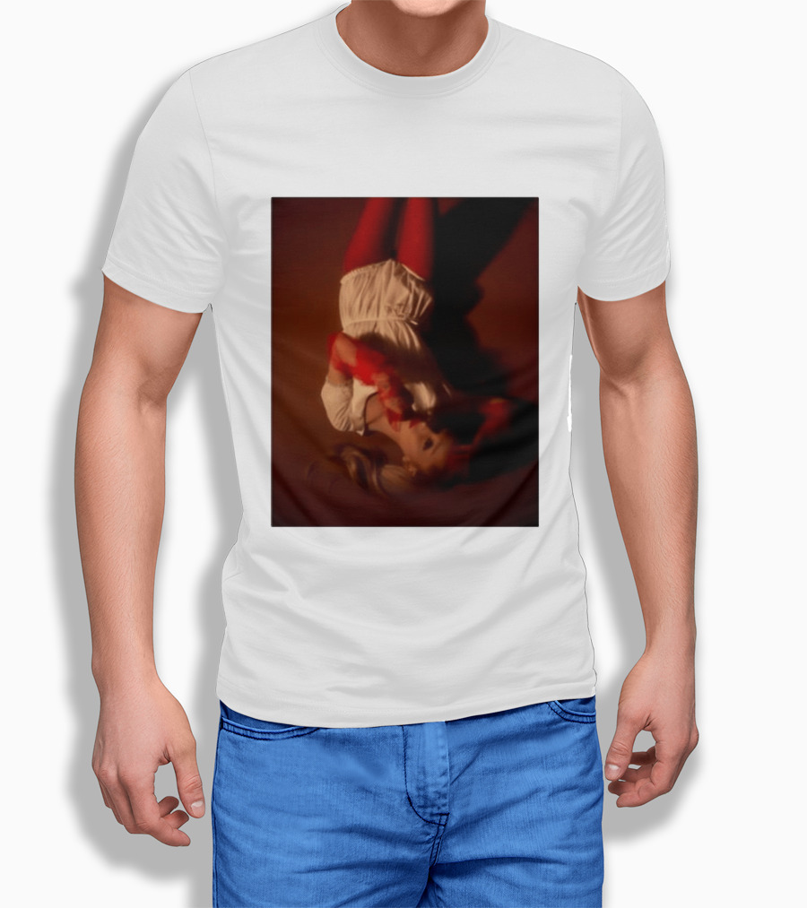 Ariana Grande Red And White Eternal Sunshine Aesthetic T-Shirt