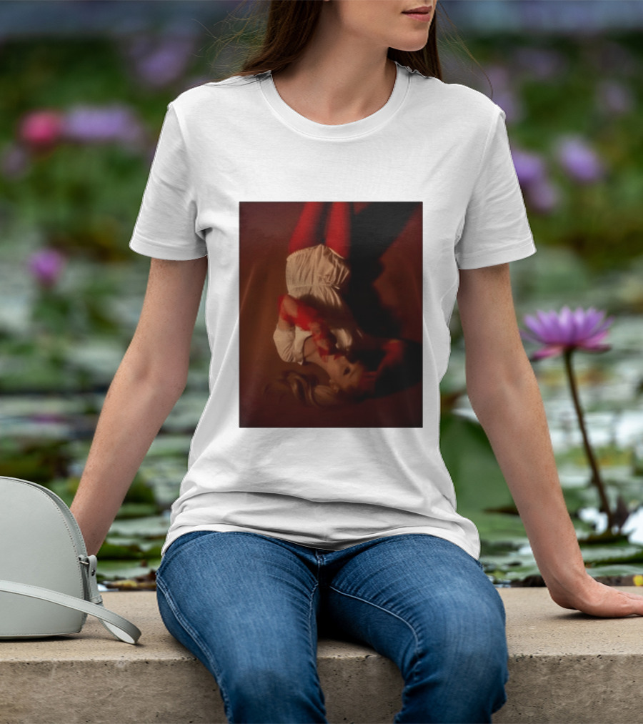 Ariana Grande Red And White Eternal Sunshine Aesthetic T-Shirt
