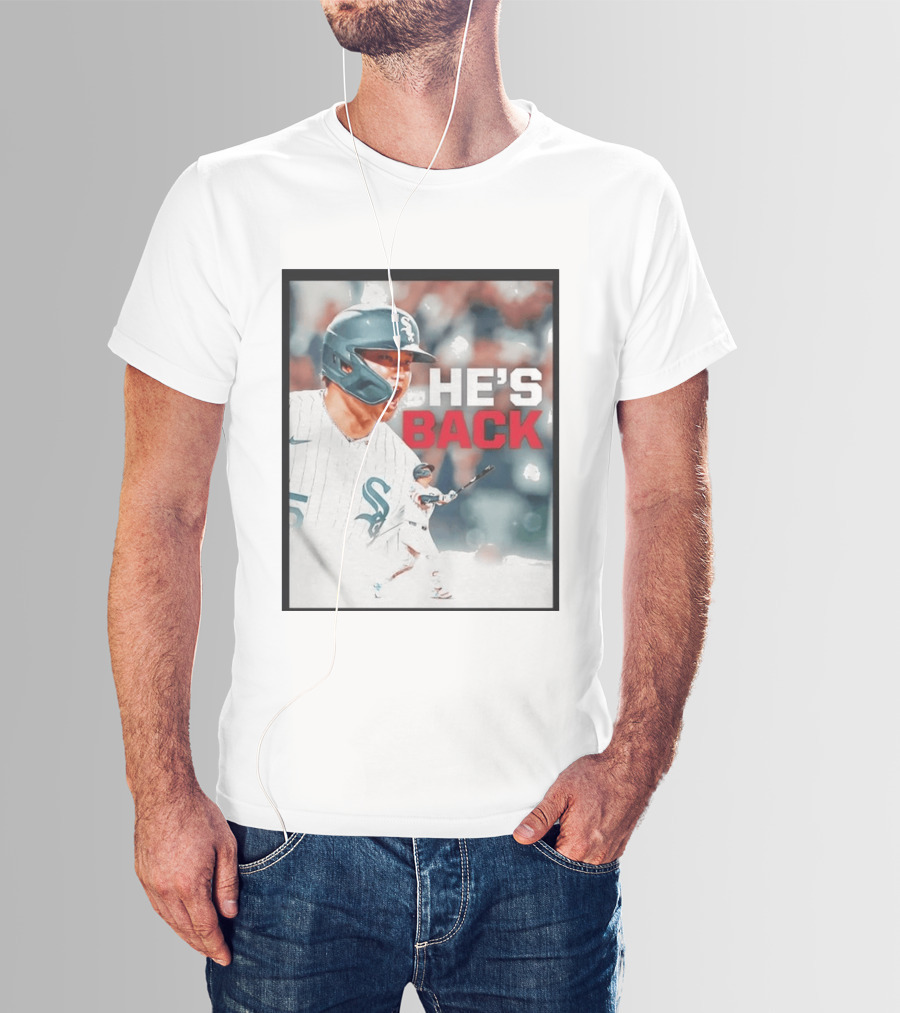 Chicago White Sox Munetaka Murakami He's Back Celebratory Moment T-Shirt