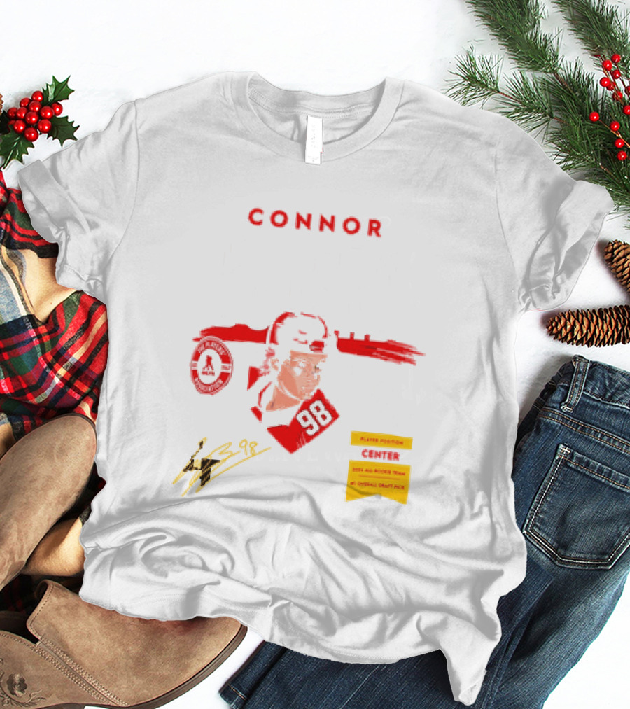 Connor Bedard Chicago Blackhawks #98 Rookie Spotlight Player Position Draft Pick T-Shirt