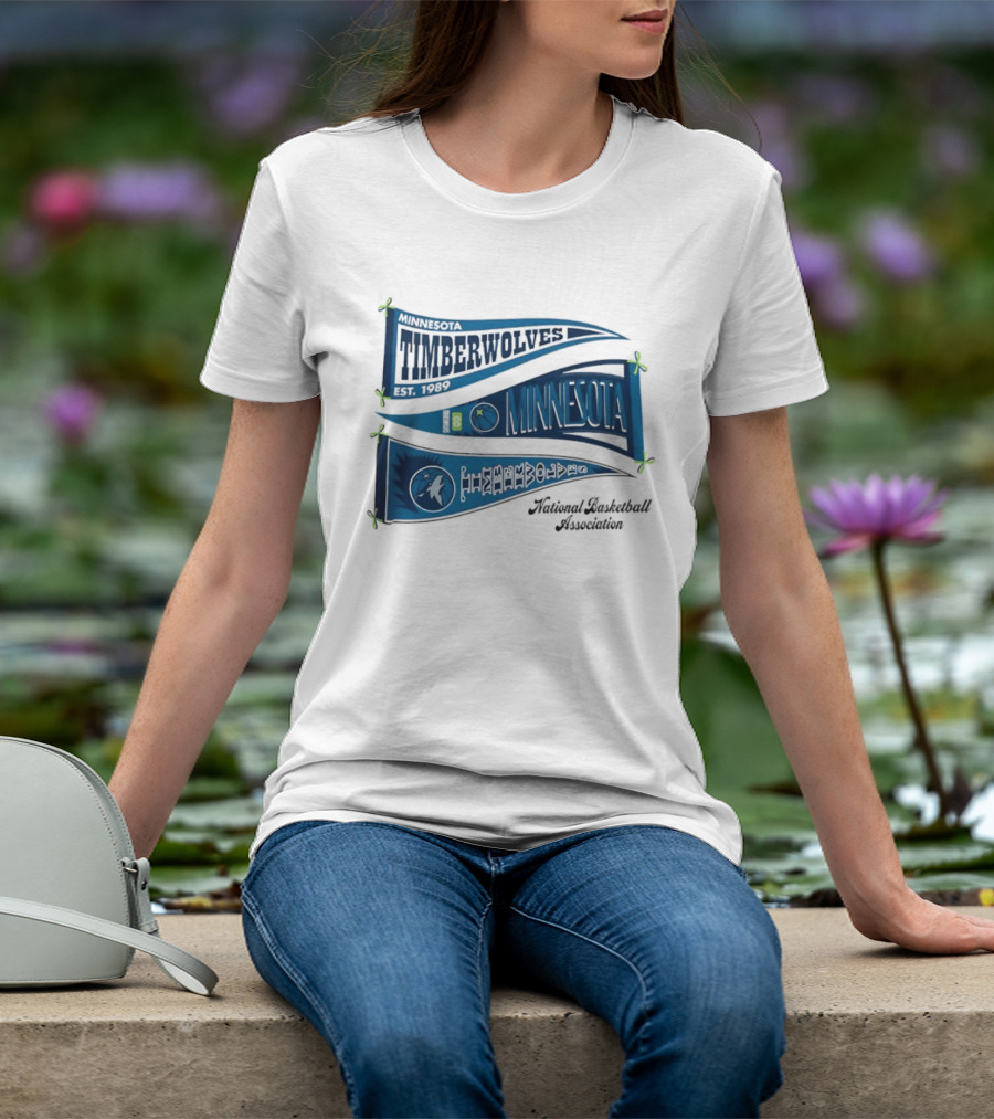 Minnesota Timberwolves NBA Pennants T-Shirt