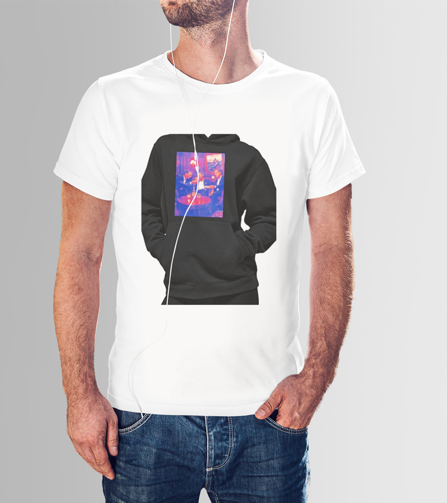 Rafael Nadal Novak Djokovic Roger Federer Tennis Legends The Big Three Iconic Gathering T-Shirt