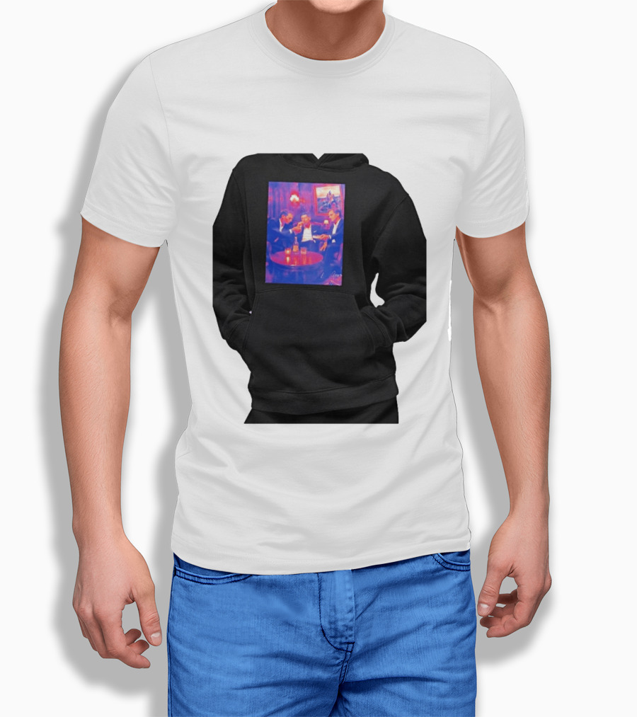 Rafael Nadal Novak Djokovic Roger Federer Tennis Legends The Big Three Iconic Gathering T-Shirt