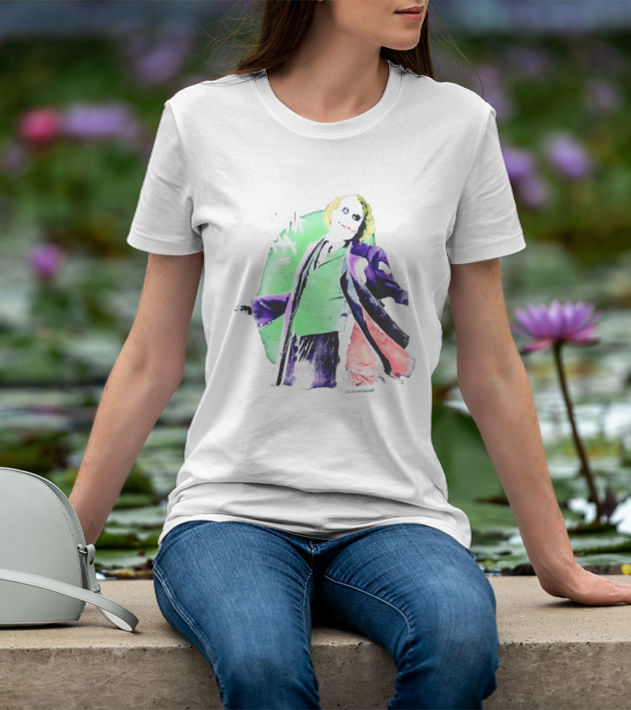 Joker The Dark Knight Ha Ha Ha Iconic Villain Laugh T-Shirt