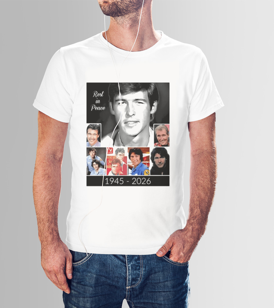 Rest In Peace Randolph Mantooth 1945 2026 Rescue Squad Tribute Images T-Shirt