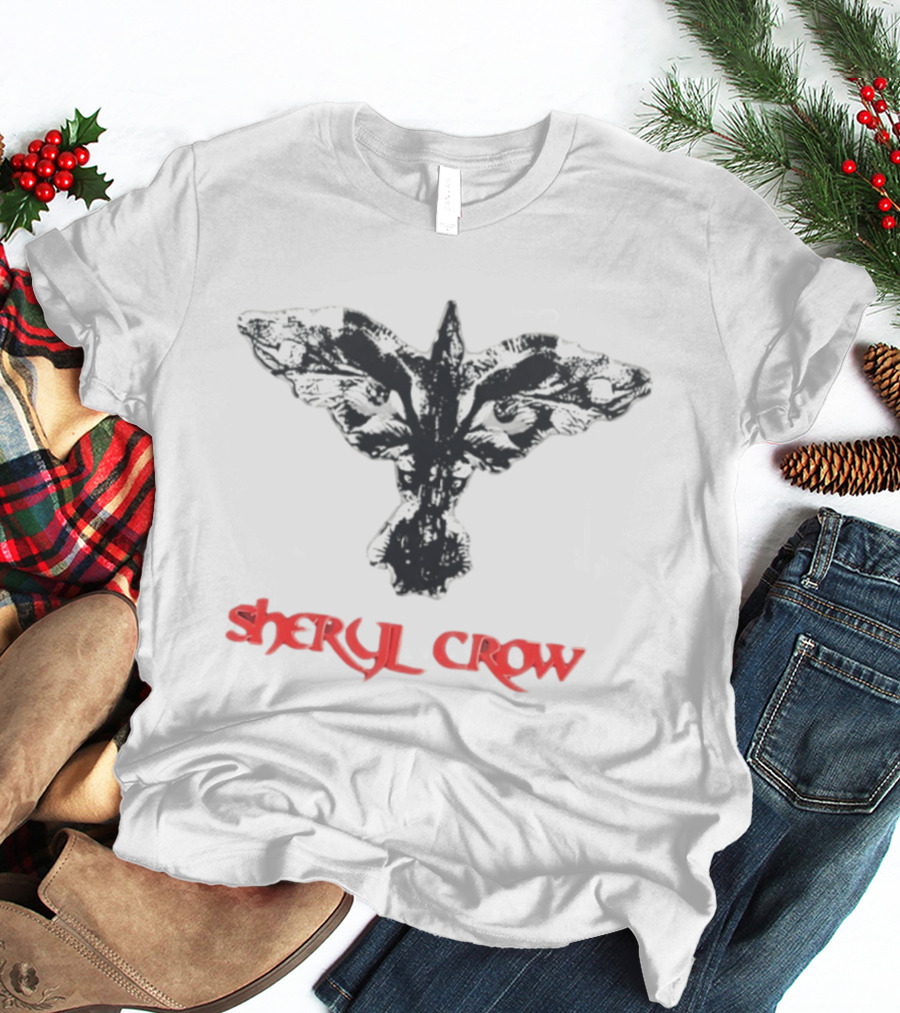 Sheryl Crow Black And White Bird T-Shirt