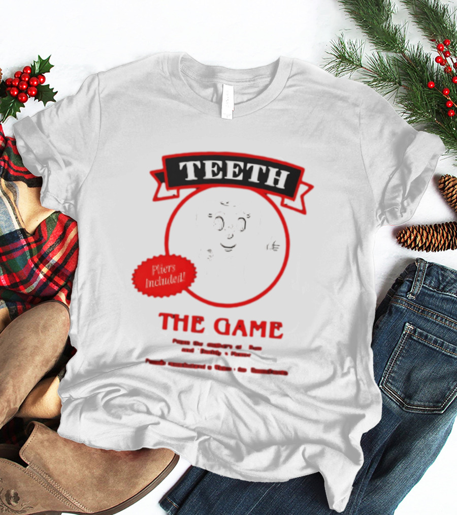 Teeth The Game Pliers Included From The Authors Of Widow's Bay Board Game T-Shirt