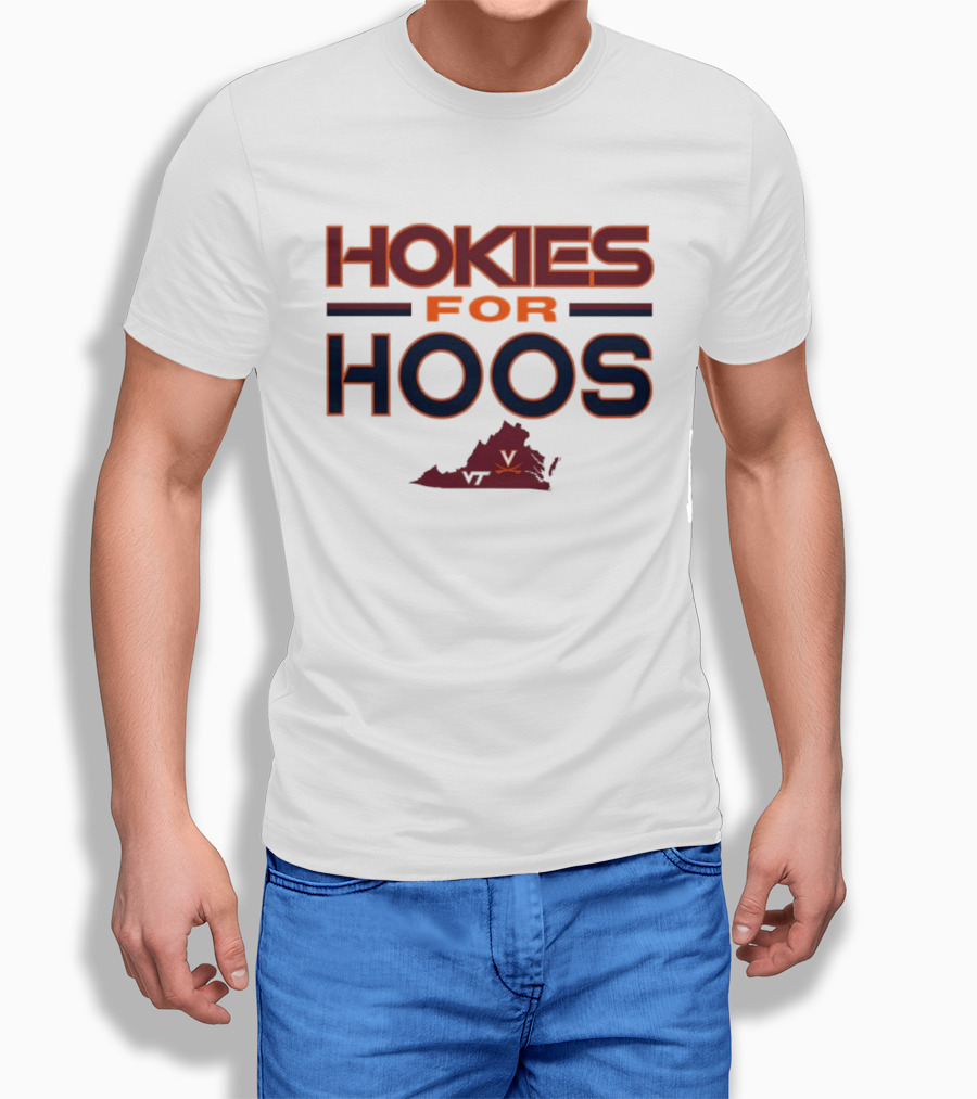 Hokies For Hoos Virginia Tech University Virginia Cavaliers T-Shirt