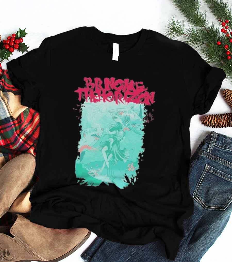 Bring Me The Horizon Shark Attack Artwork 2026 T-Shirt