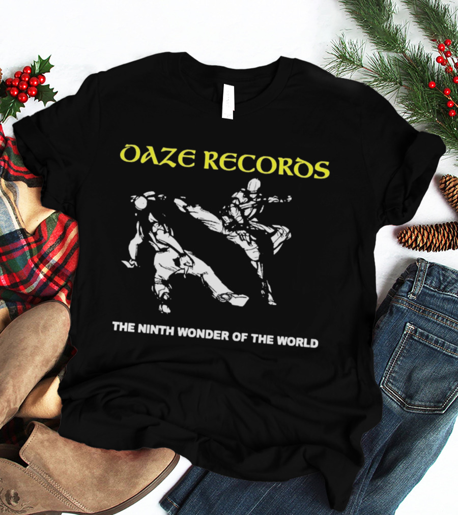 Daze Records Ninth Wonder Of The World Martial Arts Action T-Shirt