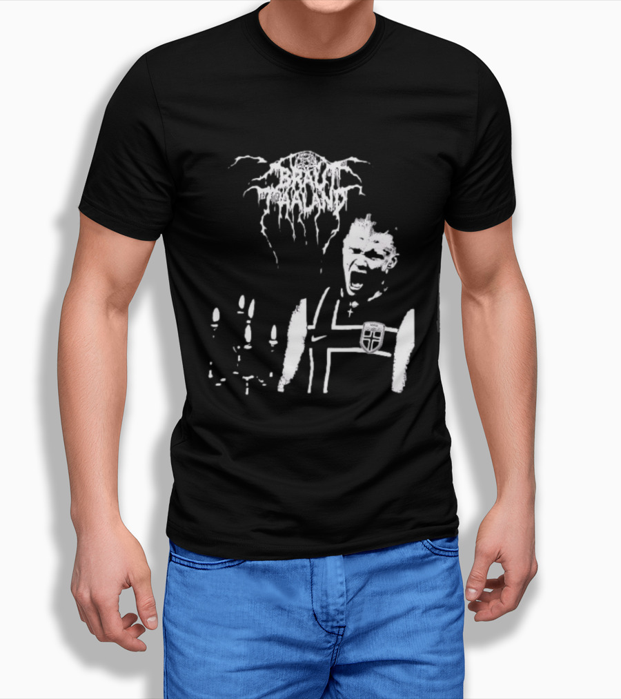 Erling Haaland Norway Black Metal Heavy Metal Braut Football T-Shirt