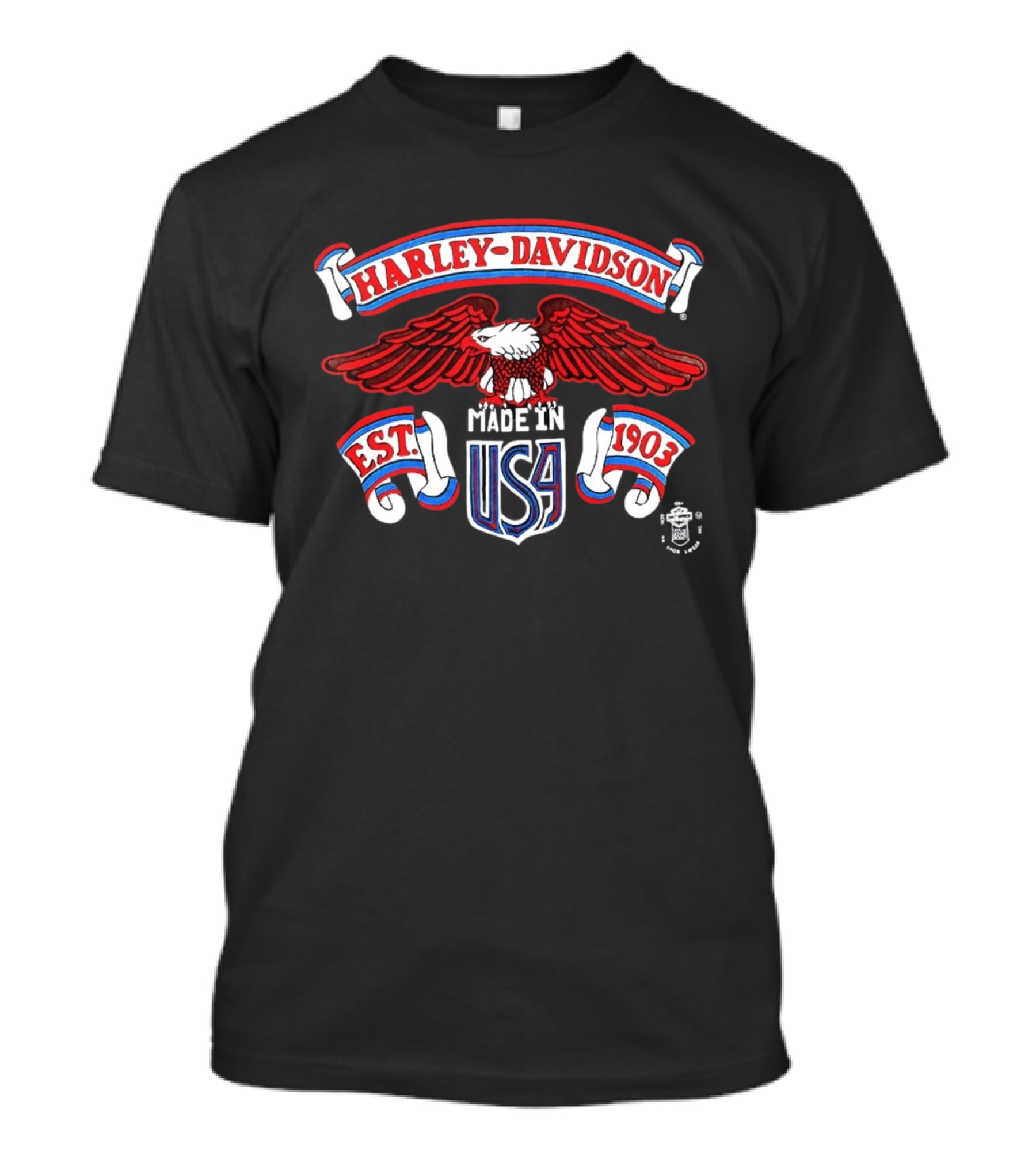 Harley Davidson Eagle Made In USA Est 1903 T-Shirt