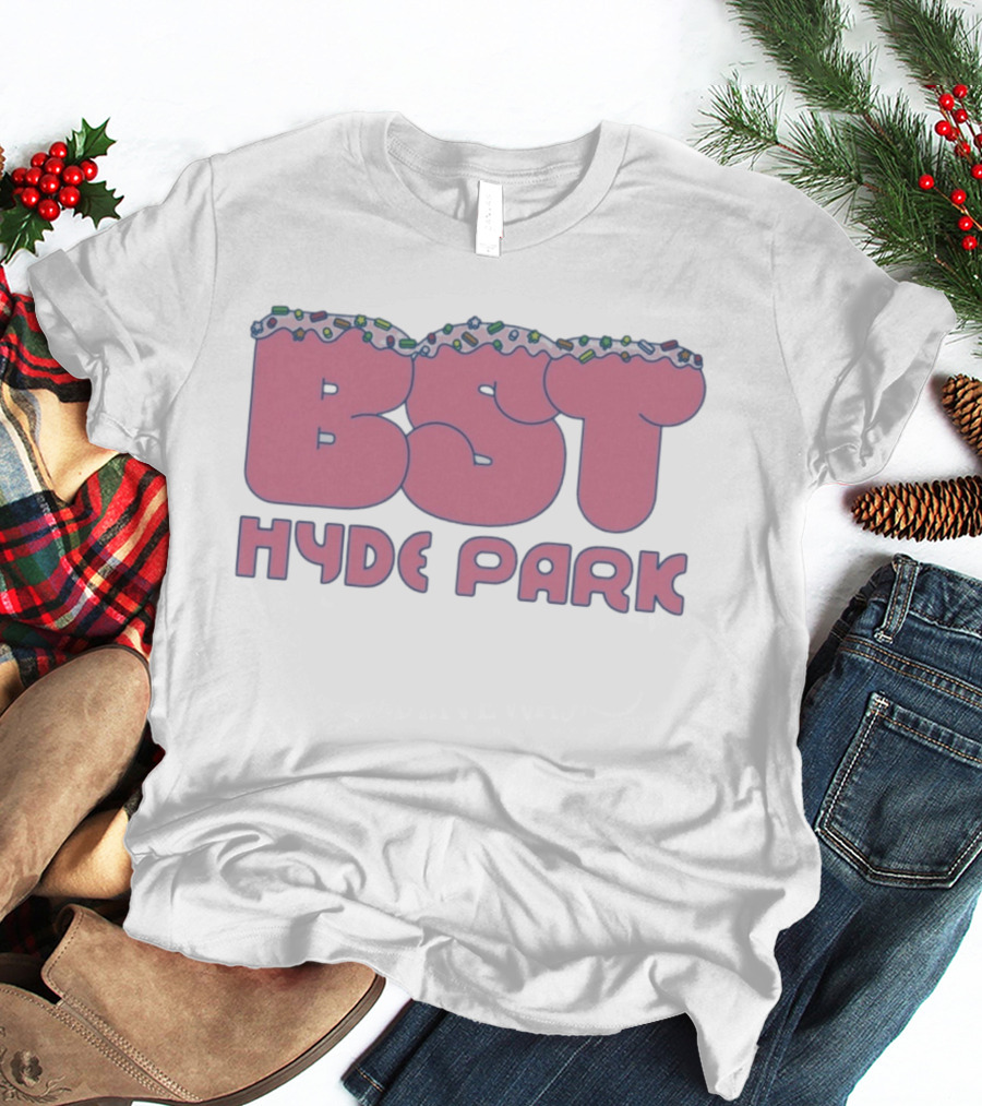 BST Hyde Park 2026 X Lewis Capaldi 12th July Event Pink Frosted Sprinkles T-Shirt