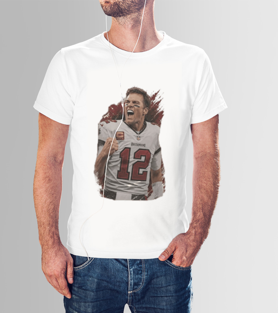 Tampa Bay Buccaneers Tom Brady Number 12 NFL Legend T-Shirt
