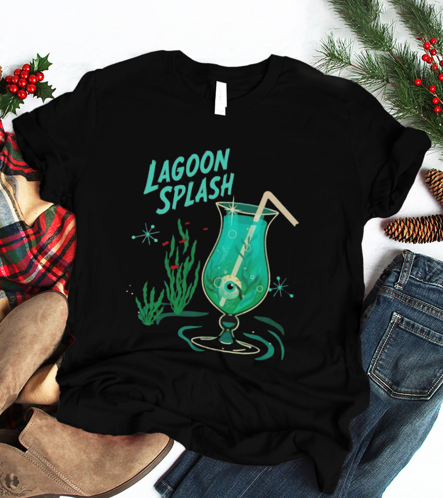 Creature From The Black Lagoon Lagoon Splash Cocktail T-Shirt