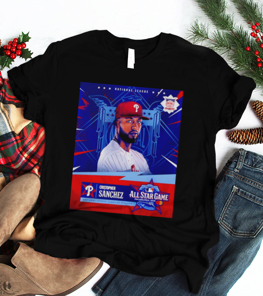 Cristopher Sánchez Philadelphia National League All Star Game 2026 T-Shirt
