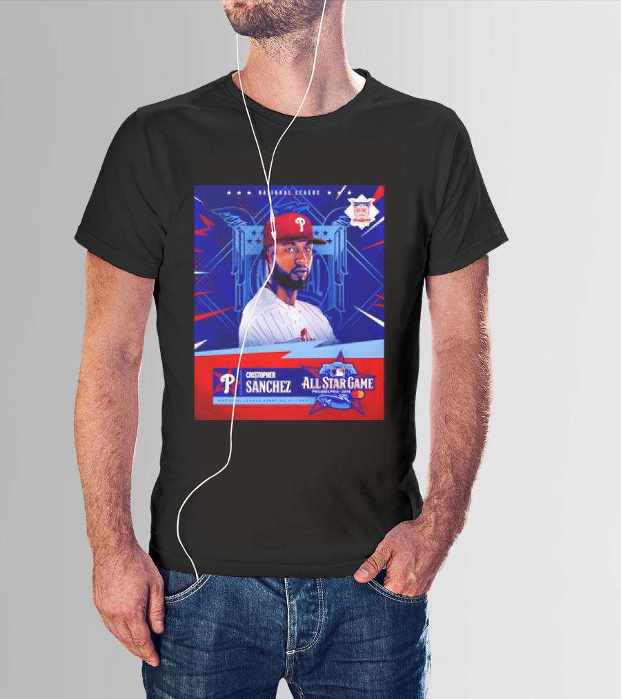 Cristopher Sánchez Philadelphia National League All Star Game 2026 T-Shirt