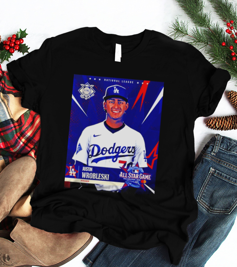 Justin Wrobleski Los Angeles Dodgers 2026 All Star Game National League T-Shirt