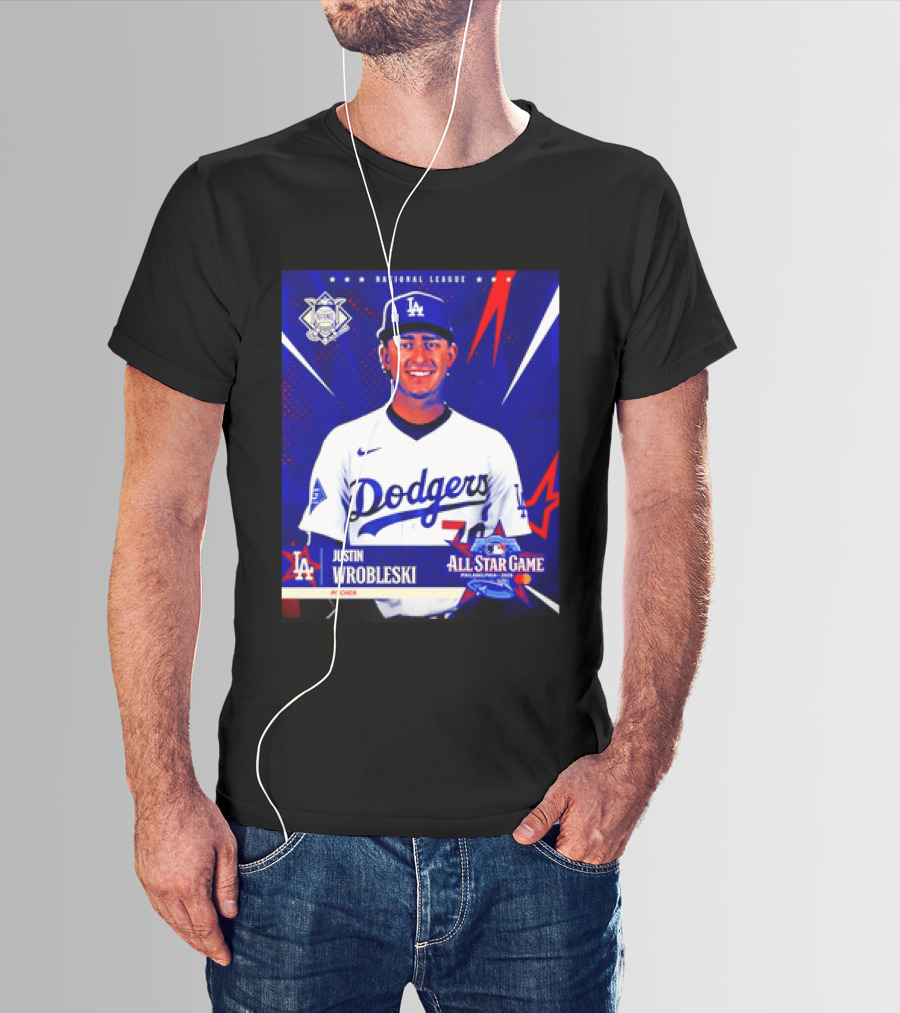 Justin Wrobleski Los Angeles Dodgers 2026 All Star Game National League T-Shirt
