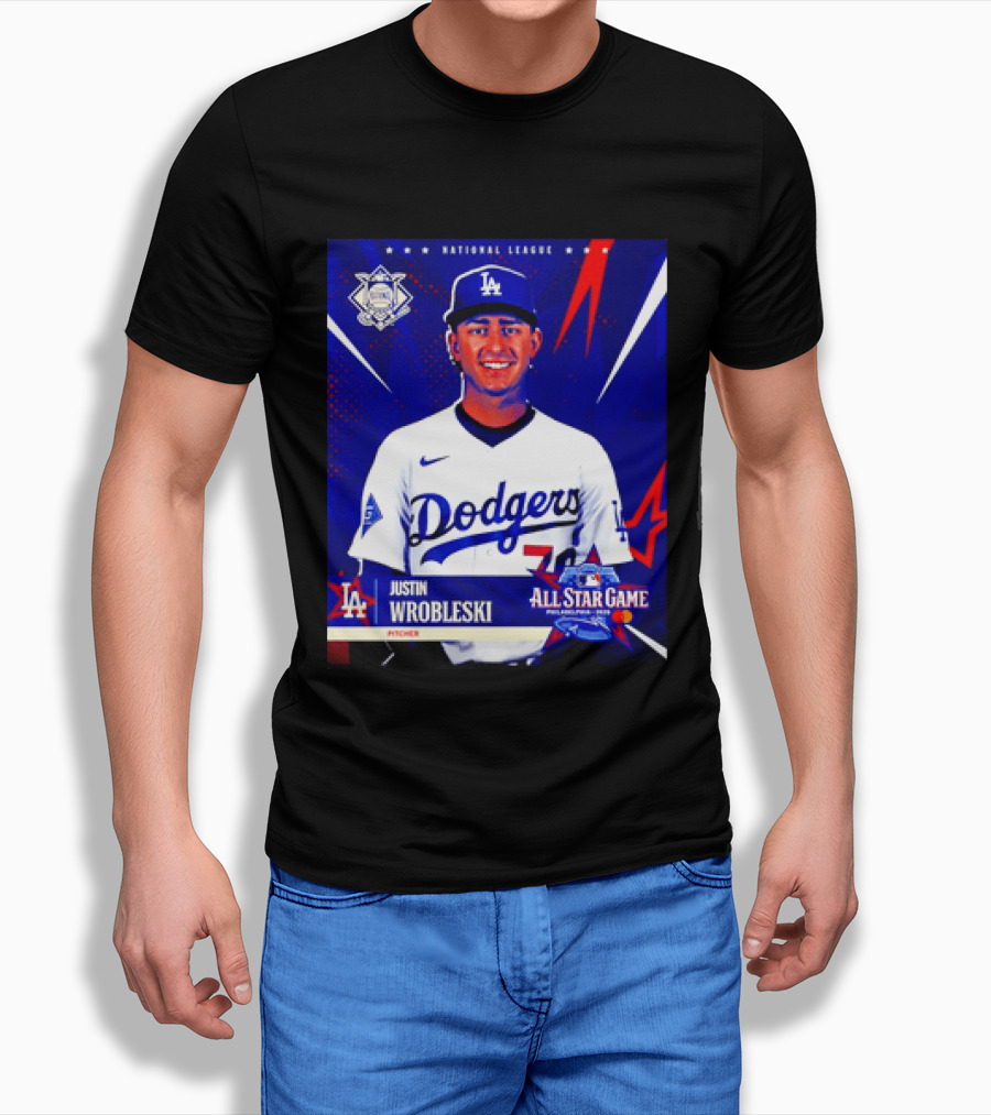 Justin Wrobleski Los Angeles Dodgers 2026 All Star Game National League T-Shirt