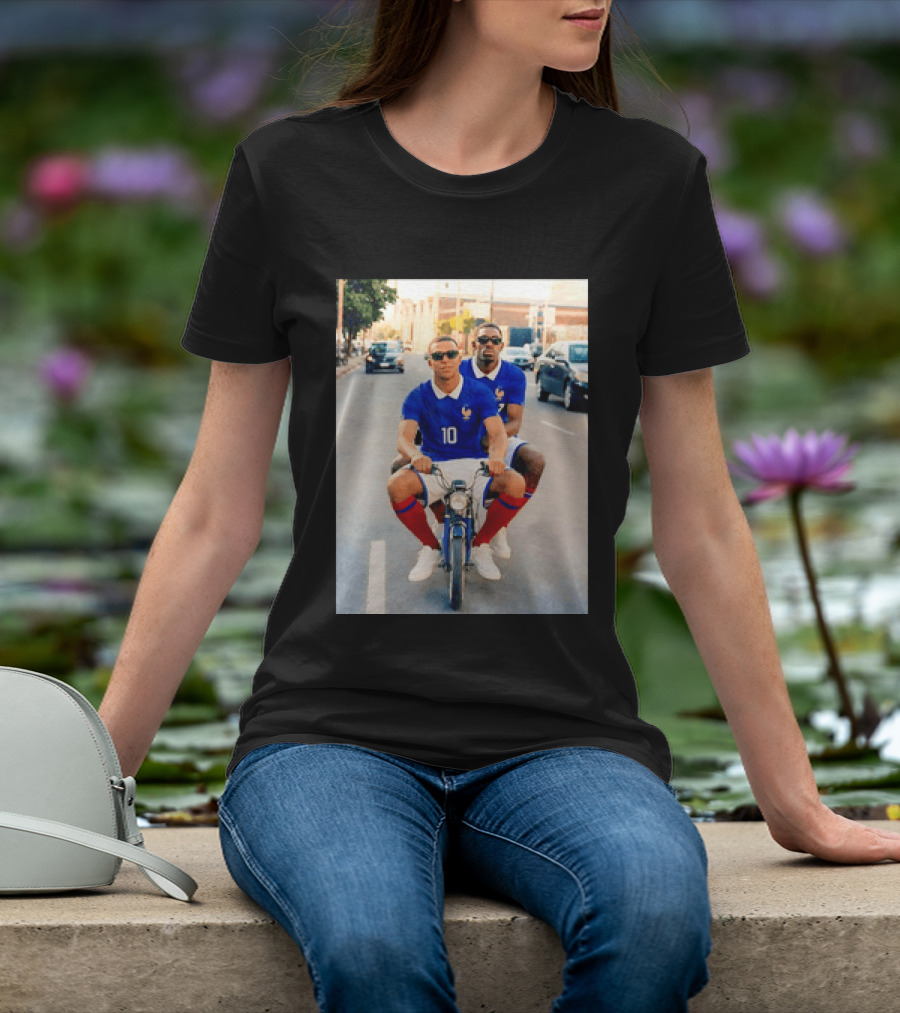 Kylian Mbappé Ousmane Dembélé France Team Jersey T-Shirt