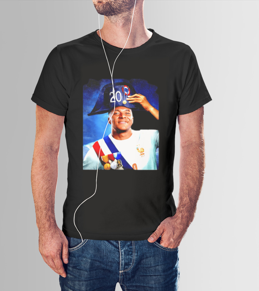 Kylian Mbappé France National Team 2026 Captain No 20 Napoleon Hat T-Shirt