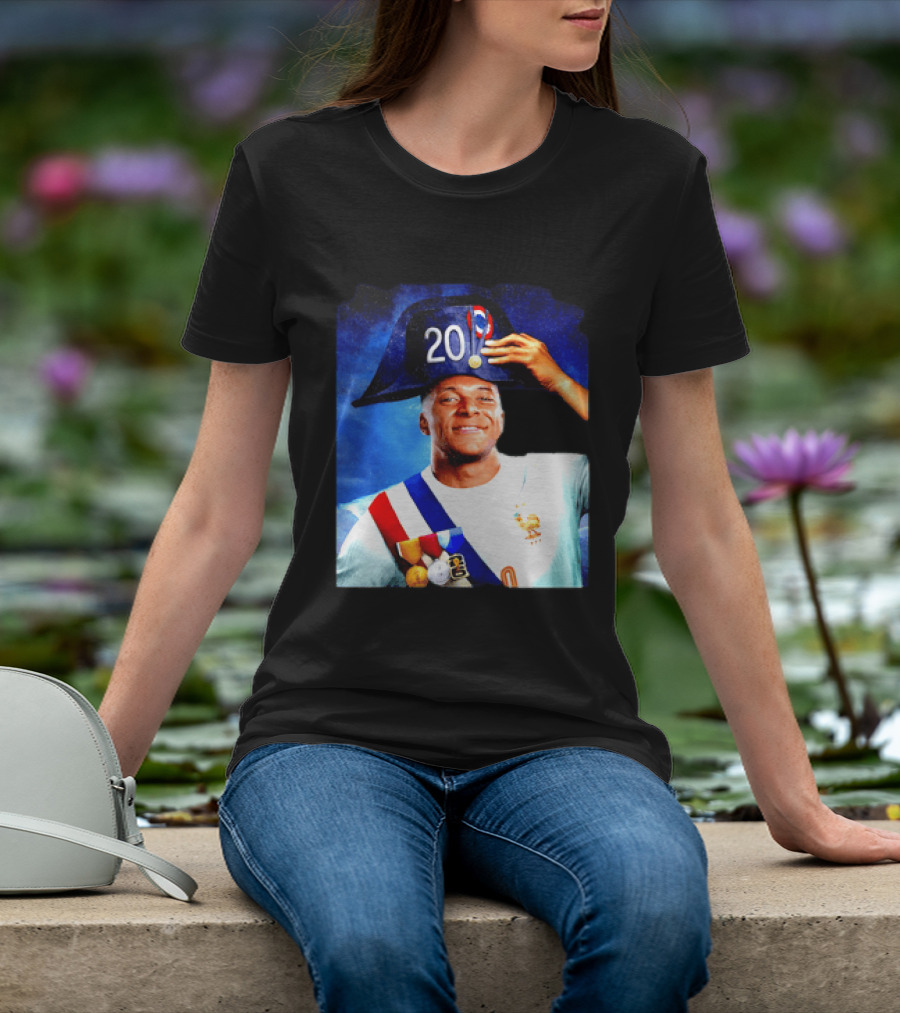 Kylian Mbappé France National Team 2026 Captain No 20 Napoleon Hat T-Shirt