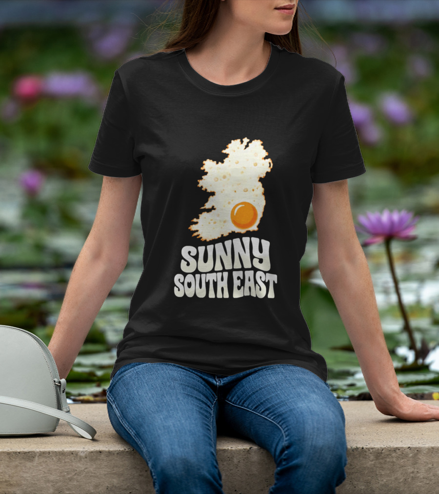 Sunny South East Ireland Fried Egg Map T-Shirt