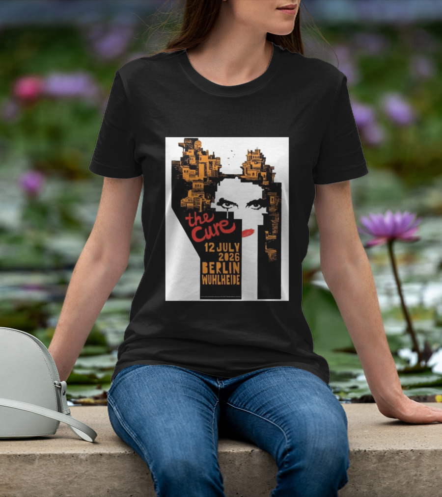 The Cure 12 July 2026 Berlin Wuhlheide Event Limited Edition T-Shirt
