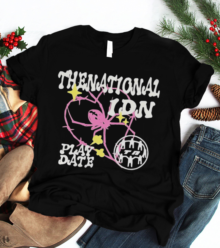 THE NATIONAL IDN Play Date Heart And Stars T-Shirt