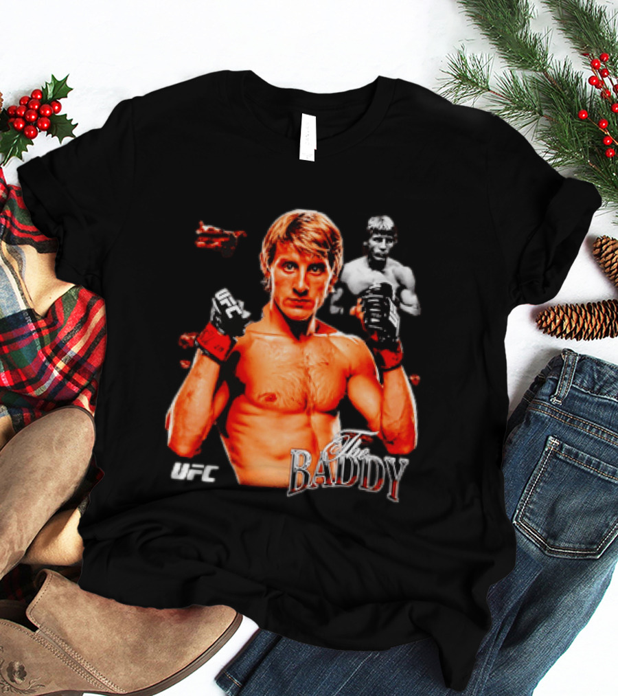 Paddy Pimblett The Baddy UFC MMA Fighter Image T-Shirt