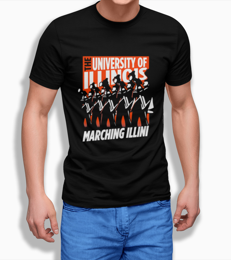 The University Of Illinois Marching Illini Band T-Shirt