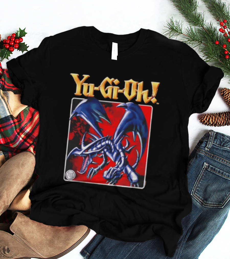 Yu Gi Oh 25th Anniversary Red Eyes Black Dragon Card T-Shirt