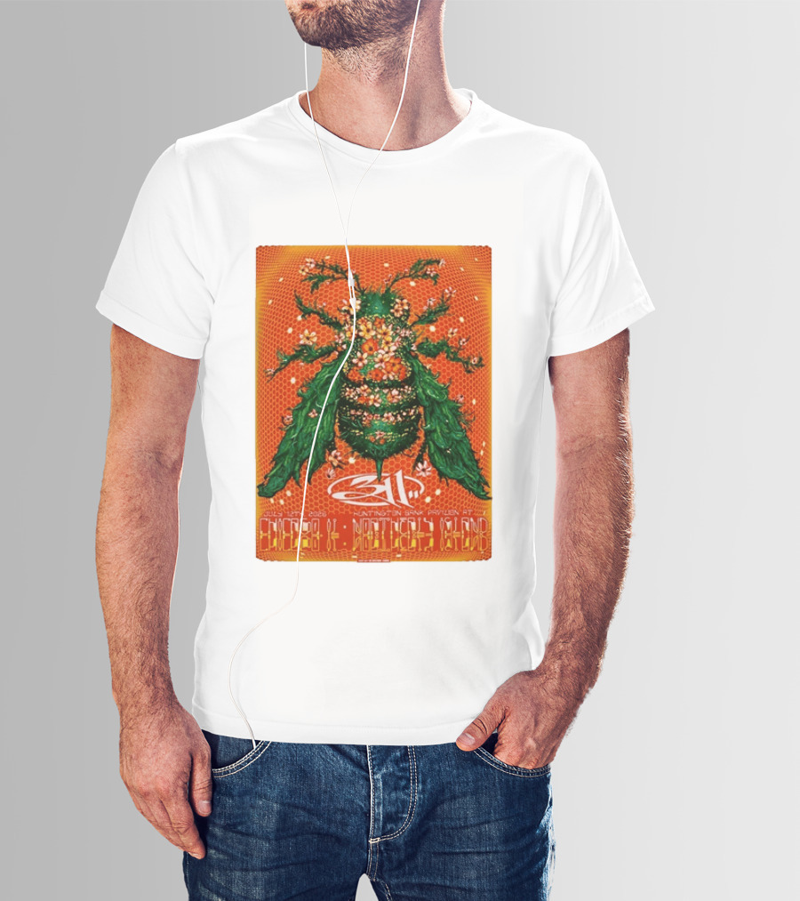311 Chicago Illinois 2026 Huntington Bank Pavilion July 12 Floral Insect T-Shirt