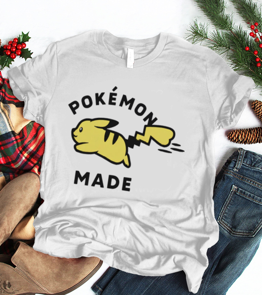BTS Namjoon Pokémon Made Pikachu Running T-Shirt