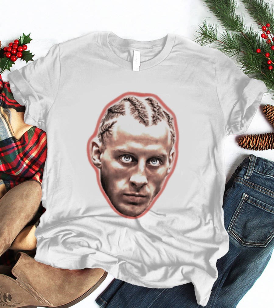 Paddy The Baddy Pimblett UFC MMA Fighter Portrait Braided Hairstyle T-Shirt