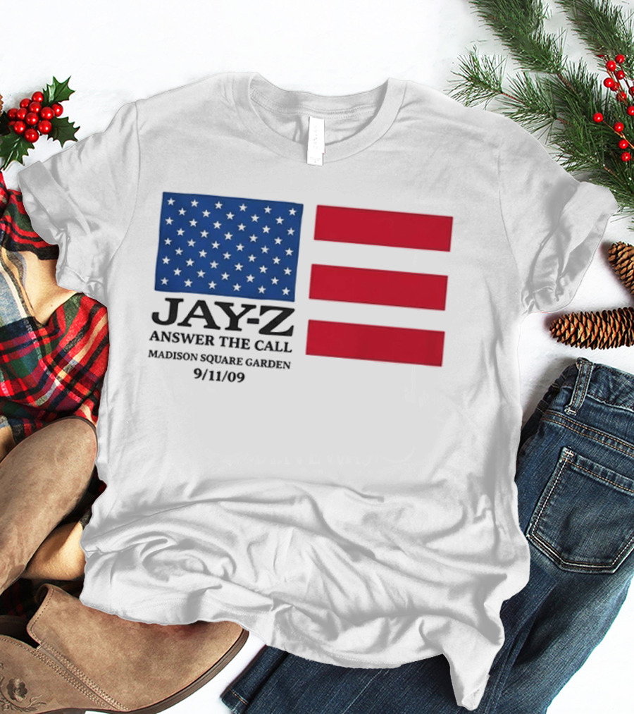Jay Z Answer The Call Madison Square Garden 9/11/09 T-Shirt