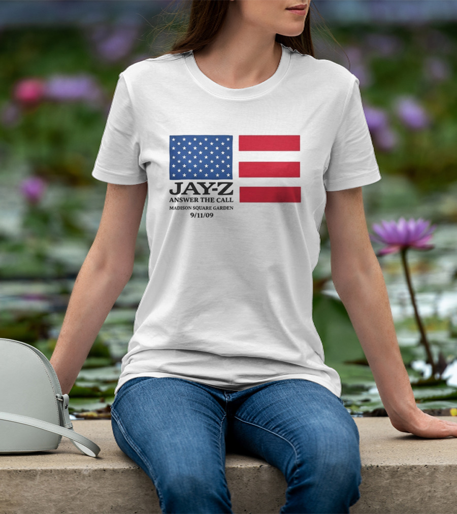 Jay Z Answer The Call Madison Square Garden 9/11/09 T-Shirt