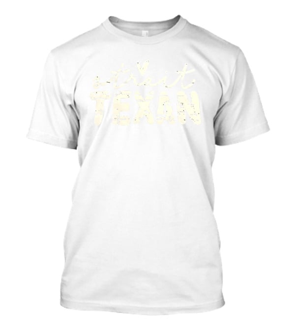 Trait Texan Heart Shape Text Rustic T-Shirt