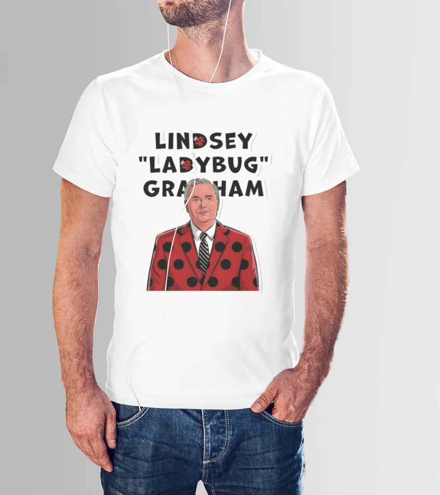Lindsey "Ladybug" Graham Southern Satire Political Humor T-Shirt